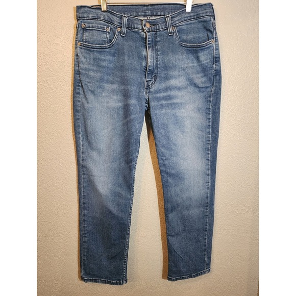 Levi's Other - Levi's 514 Men's Jeans Size 36x30 Medium Wash Straight Leg Blue Denim Mid Rise
